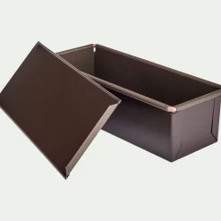 Moule à pain de mie en acier 9,3x25cm - marron