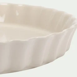 Moule à tarte en céramique D31cm - beige