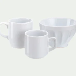 Mug en faïence 30cl - blanc ventoux