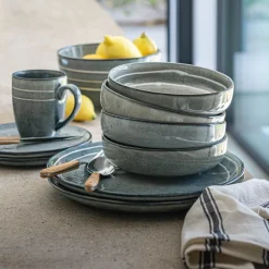 Mug en grès 36cl - bleu calaluna