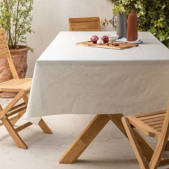 Nappe enduite en coton - beige alpilles 150x250cm