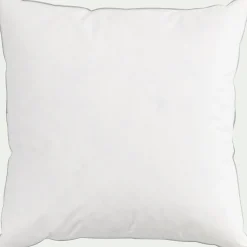 Oreiller ferme en plumettes de canard 65x65cm - blanc