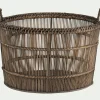 Panier en bambou tressé - naturel H31xL26cm