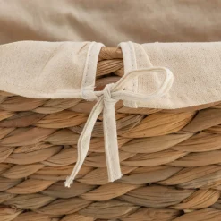 Panier en jacinthe d'eau H15xL30cm - naturel