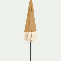 Parasol à franges D180cm - beige nèfle