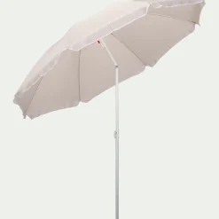 Parasol de plage - beige roucas (D180cm)