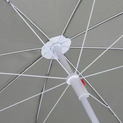 Parasol de plage - vert olivier (D180cm)