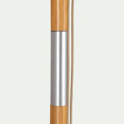 Parasol droit en bambou - brun rustrel D270cm