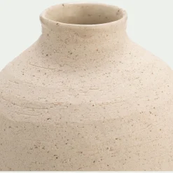 Petit vase en grès H10cm - beige