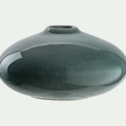 Petit vase en grès H6,5cm - bleu