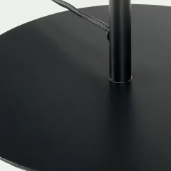 Pied de lampadaire en métal - noir H146cm