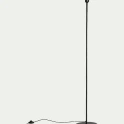 Pied de lampadaire en métal - noir H146cm