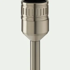 Pied de lampe à poser - gris argenté H37,2cm