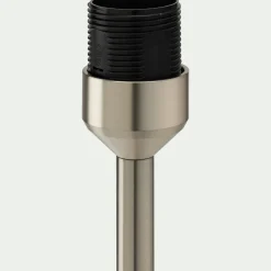 Pied de lampe à poser - gris argenté H37,2cm