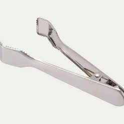 Pince à glaçons en inox - argenté