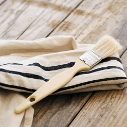 Pinceau pâtissier plat en soie naturelle