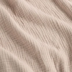 Plaid en gaze de coton - beige alpilles 130x170cm