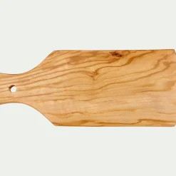 Planche à découper en bois d'olivier L25,5cm - bois clair