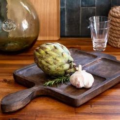 Planche de présentation en bois de manguier L43,5cm - marron