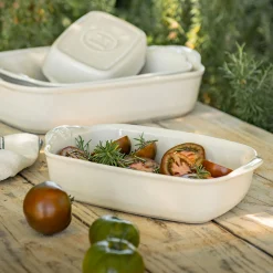 Plat à four en céramique L36,5cm - beige