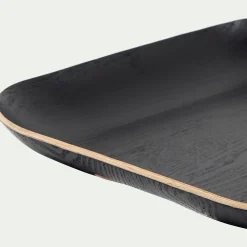 Plateau carré en bois L39xl39cm - noir