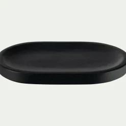 Plateau déco en bois de manguier 30x20cm - noir