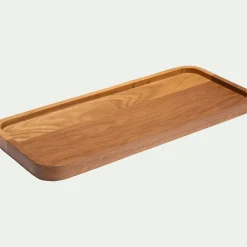 Plateau en bois de manguier 35cm - naturel