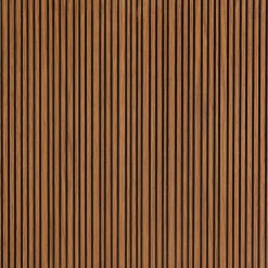 Porte en chêne strié avec fond - bois foncé