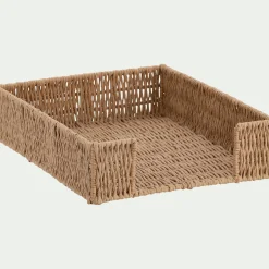 Porte-documents plat en papier L31,5cm - naturel