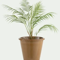 Pot en terre cuite D30cm - jaune