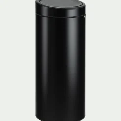 Poubelle Brabantia en acier - noir mat 30L