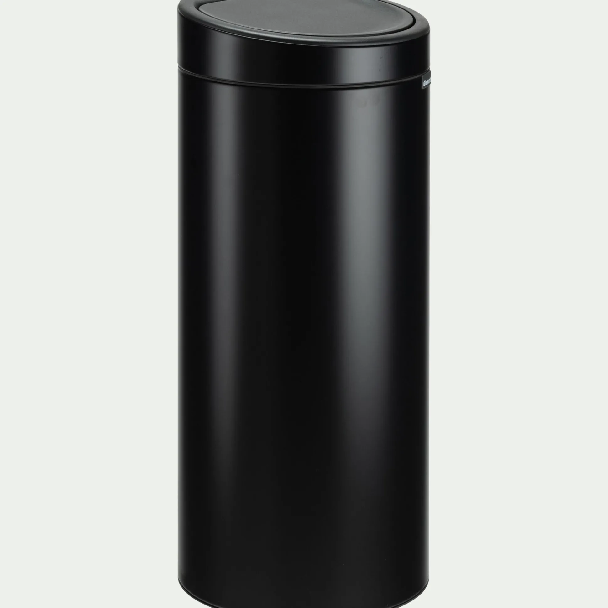 Poubelle Brabantia en acier - noir mat 30L