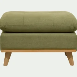 Pouf en tissu cosmo - vert kaki