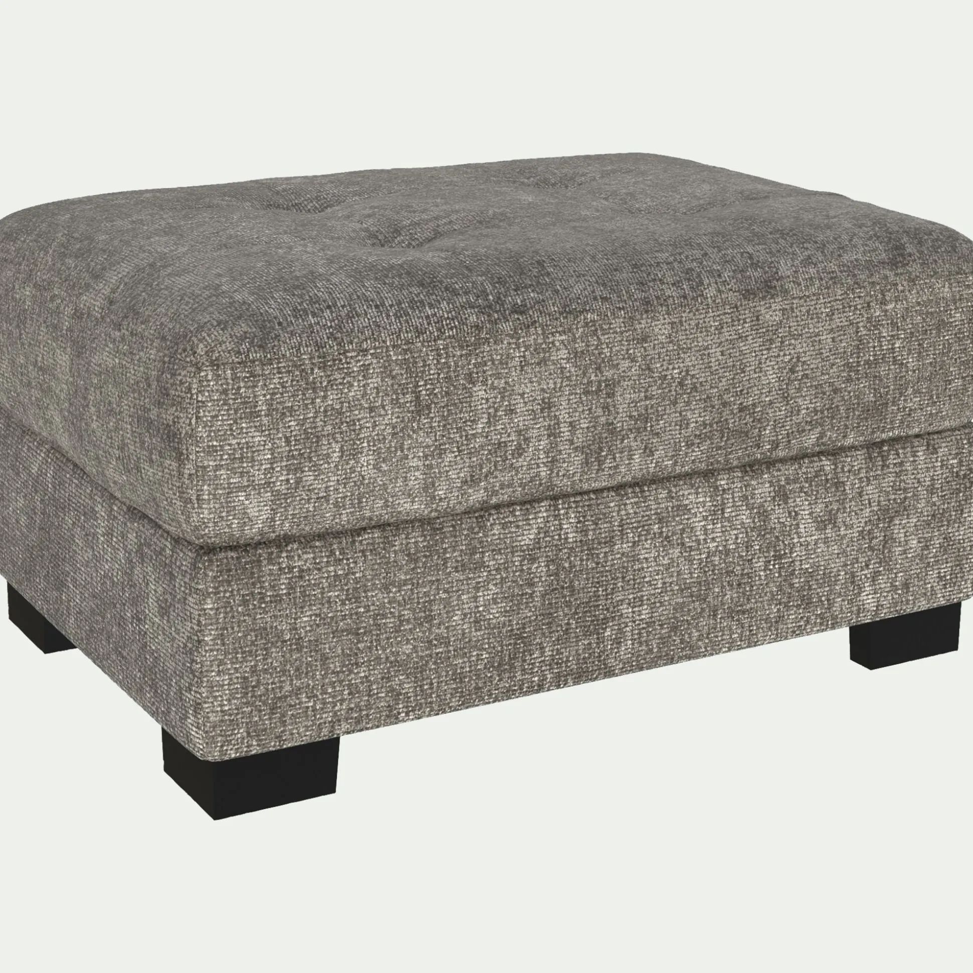 Pouf en tissu Genesis - beige alpilles