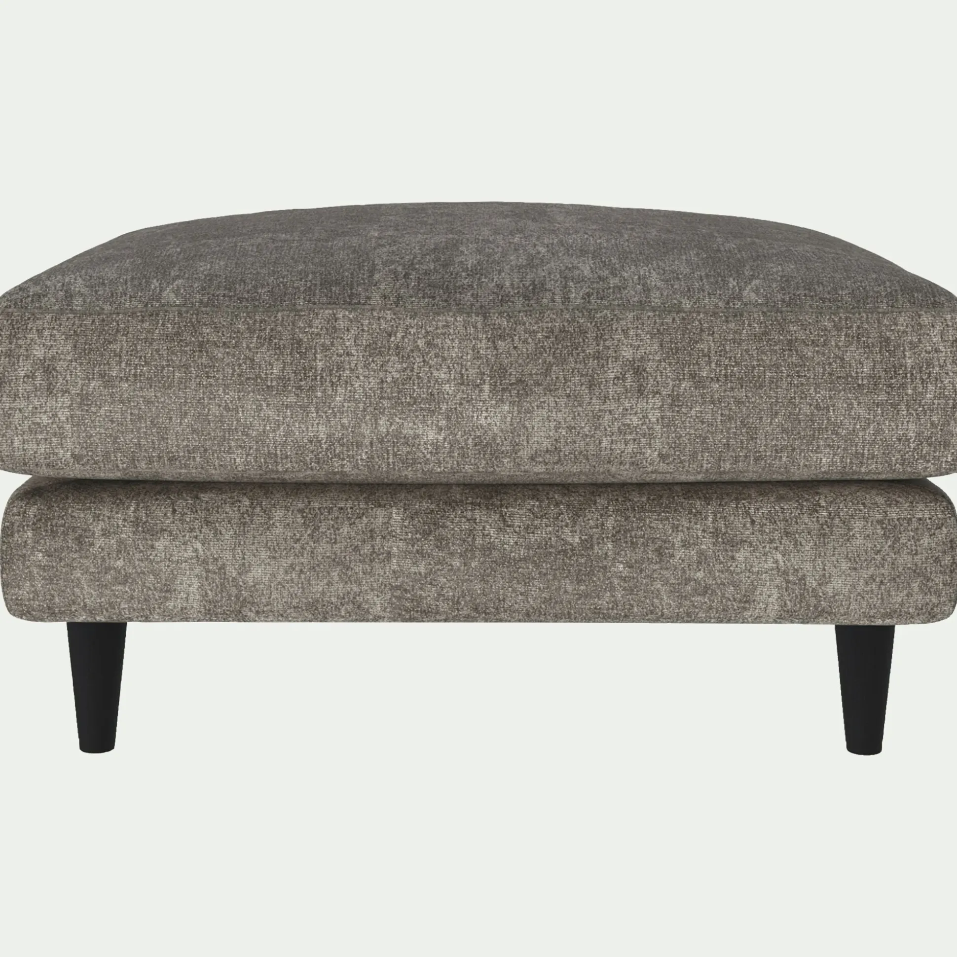 Pouf en tissu genesis - beige alpilles