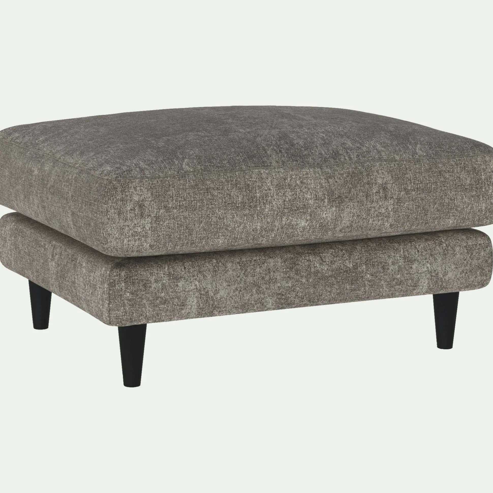 Pouf en tissu genesis - beige alpilles