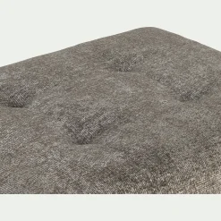 Pouf en tissu Genesis avec coffre - beige alpilles