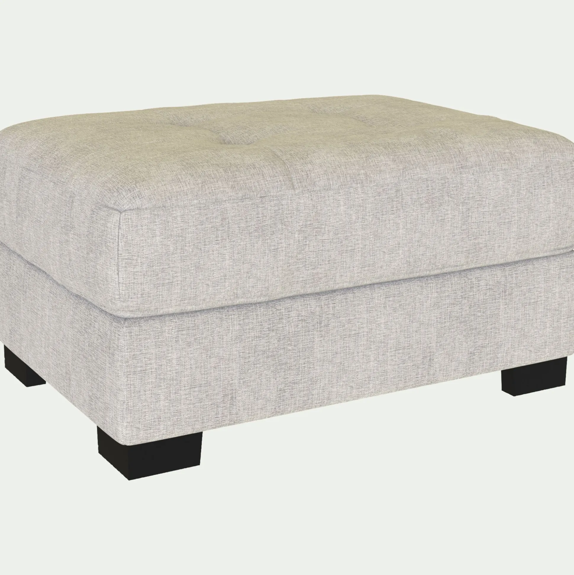 Pouf en tissu Monclar - beige roucas