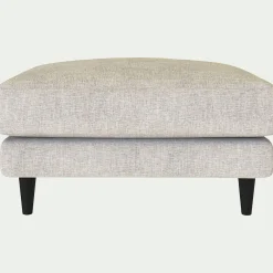 Pouf en tissu monclar - beige roucas