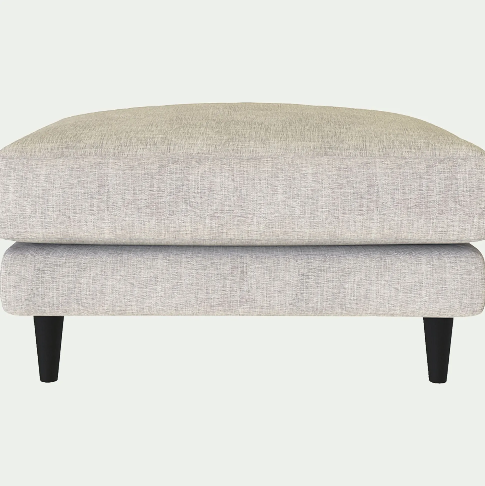 Pouf en tissu monclar - beige roucas