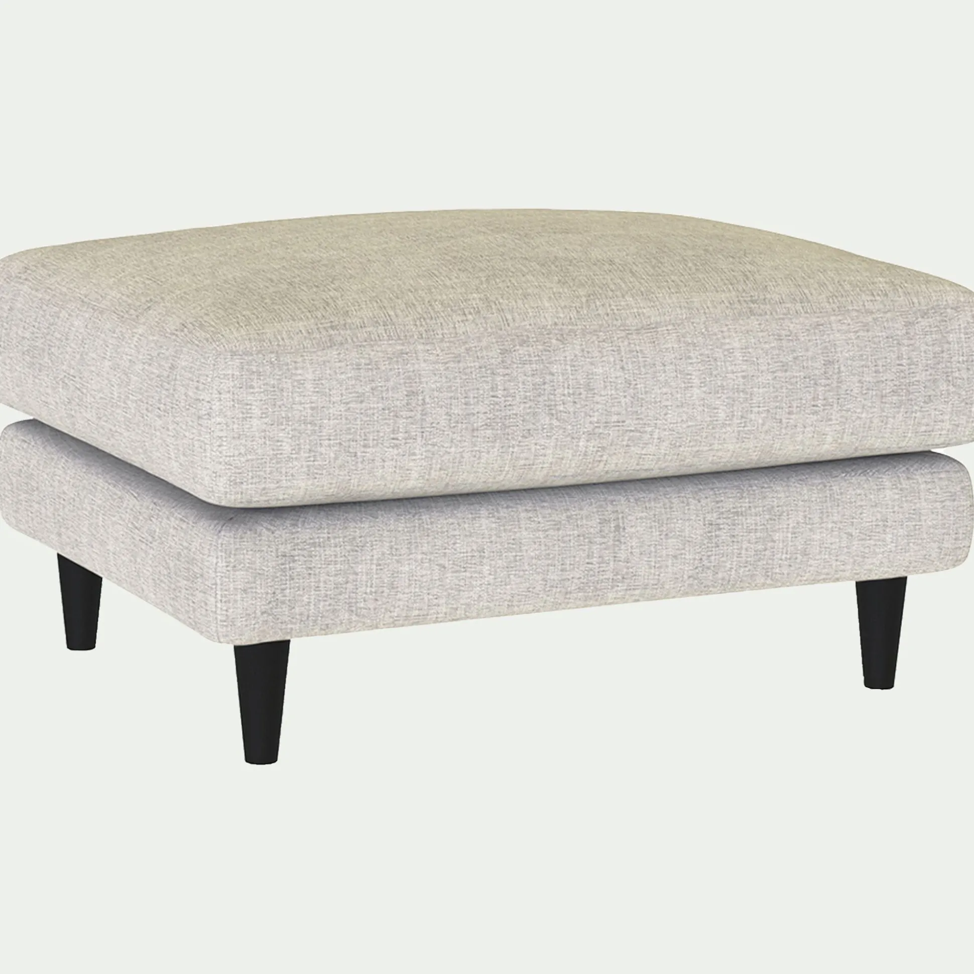 Pouf en tissu monclar - beige roucas