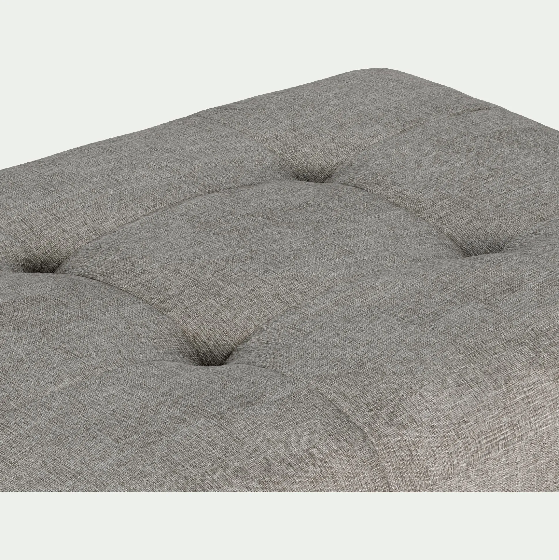 Pouf en tissu Monclar - taupe