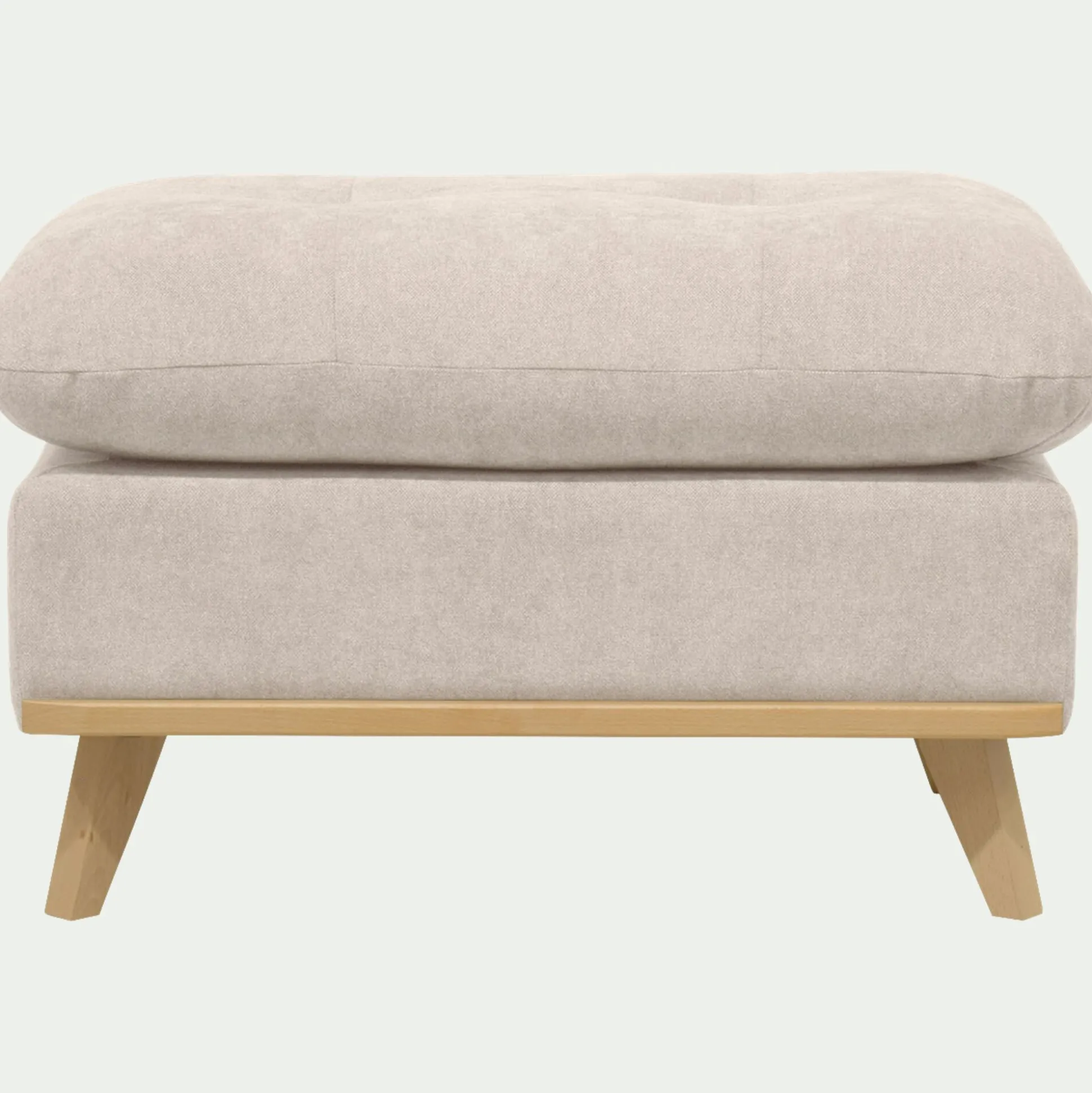 Pouf en tissu storm - beige roucas