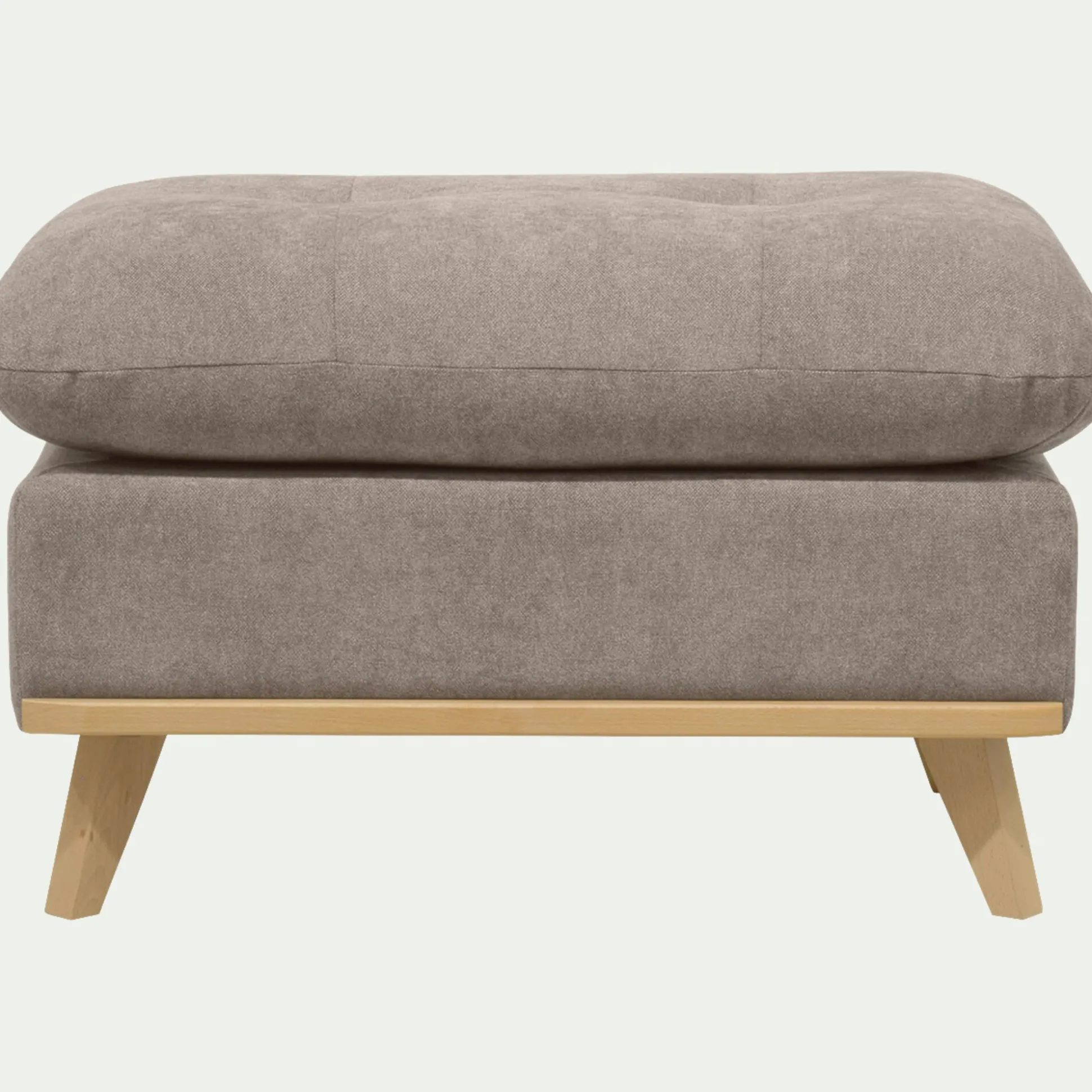 Pouf en tissu storm - taupe