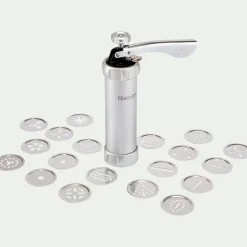 Presse à biscuits en aluminium anodisé - argenté