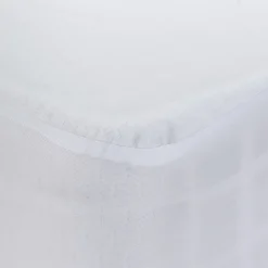Protège-matelas imperméable en coton recyclé 140x200cm bonnet 30cm