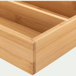 Range couvert en bambou - naturel 35x25cm