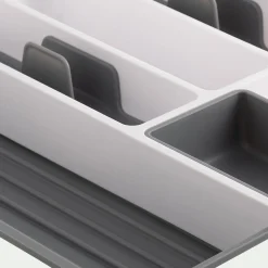 Range couverts en plastique - gris