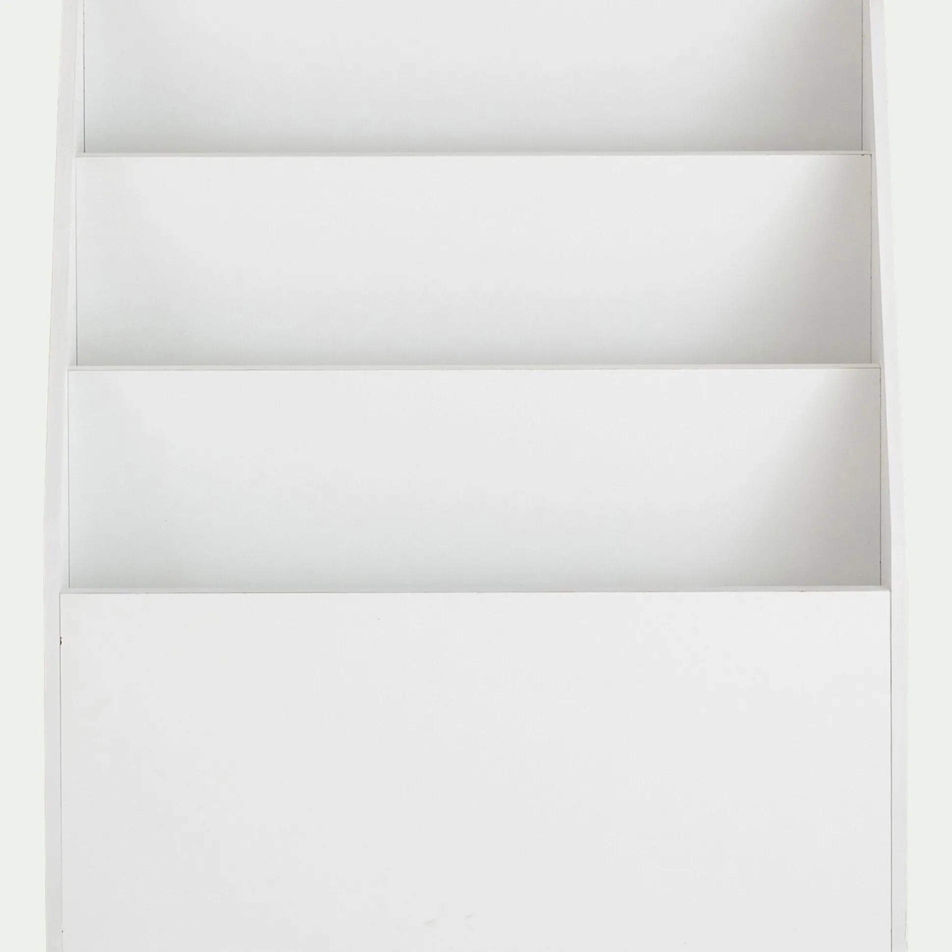 Range-livres enfant 3 compartiments en bois - blanc