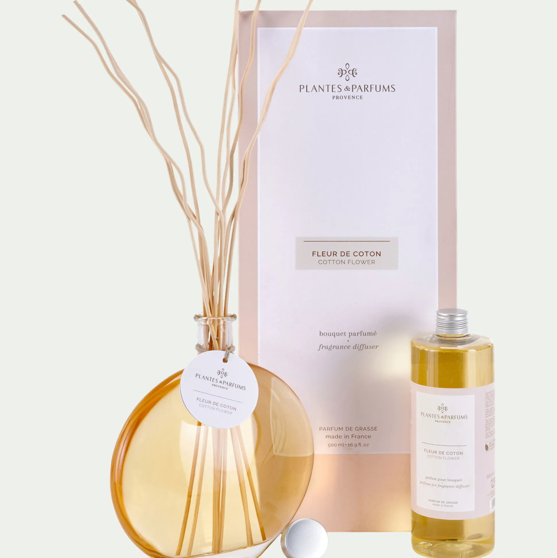 Recharge pour diffuseur senteur Fleur de Coton 500ml